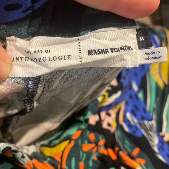 Anthropologie X Masha Volnova Saoirse Tiered Midi Skirt Medium - Picture 3 of 16